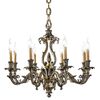ΚΛΑΣΙΚΆ ΦΩΤΙΣΤΙΚΆ < ΙΤΑΛΙΚΆ POSSONI >   CHANDELIER FINISH  002-008    8XMAX42W E14 - ΚΡΕΜΑΣΤΆ ΦΩΤΙΣΤΙΚΆ