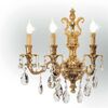 ΚΛΑΣΙΚΆ ΦΩΤΙΣΤΙΚΆ < ΙΤΑΛΙΚΆ POSSONI >   WALL LIGHT WITH PEAR SHAPE SCHOLER CRYSTAL FINISH  002    3XMAX42W E14 - ΦΩΤΙΣΤΙΚΆ ΤΟΊΧΟΥ