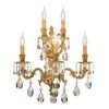 ΚΛΑΣΙΚΆ ΦΩΤΙΣΤΙΚΆ < ΙΤΑΛΙΚΆ POSSONI >   WALL LIGHT WITH PEAR SHAPE SCHOLER CRYSTAL FINISH  002    5XMAX42W E14 - ΤΟΊΧΟΥ ΦΩΤΙΣΤΙΚΆ 
