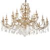 ΚΛΑΣΙΚΆ ΦΩΤΙΣΤΙΚΆ < ΙΤΑΛΙΚΆ POSSONI >   FRENCH GOLD FINISH CHANDELIER WITH PENDELOQUES SCHOELER CRYSTAL FINISH  002    28XMAX42W E14 - ΚΡΕΜΑΣΤΆ ΦΩΤΙΣΤΙΚΆ