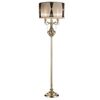 ΚΛΑΣΙΚΆ ΦΩΤΙΣΤΙΚΆ < ΙΤΑΛΙΚΆ POSSONI >   FRENCH GOLD FINISH FLOOR LAMP WITH PENDELOQUES SCHOELER  CRYSTAL WITH ORGANZA SHADE FINISH  002    3XMAX42W E14 - ΔΑΠΈΔΟΥ ΦΩΤΙΣΤΙΚΆ 