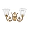 ΚΛΑΣΙΚΆ ΦΩΤΙΣΤΙΚΆ < ΙΤΑΛΙΚΆ POSSONI >   FRENCH GOLD FINISH WALL LIGHT WITH CLEAR CRYSTAL FINISH  002-008    2XMAX42W E14 - ΤΟΊΧΟΥ ΦΩΤΙΣΤΙΚΆ 