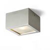 DEZA ΤΕΤΡΆΓΩΝΟ  ΑΛΟΥΜΊΝΙΟ/ΣΑΤΙΝΈ ΓΥΑΛΊ 230V LED G9 5W IP54 - ΤΟΊΧΟΥ ΦΩΤΙΣΤΙΚΆ 
