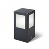 PONDER 20 ΕΠΙΤΟΊΧΙΟΣ ΦΩΤΙΣΤΙΚΌ ΔΑΠΈΔΟΥ ΜΑΎΡΟ  230V LED E27 15W IP44 - ΕΔΆΦΟΥΣ ΦΩΤΙΣΤΙΚΆ 