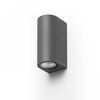 ZACK II ΓΚΡΙ ΑΝΘΡΑΚΊΤΗ 230V LED 2X3W 58° IP54 3000K - ΤΟΊΧΟΥ ΦΩΤΙΣΤΙΚΆ 