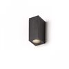 KUBI II ΓΚΡΙ ΑΝΘΡΑΚΊΤΗ 230V LED 2X3W 56° IP54 3000K - ΤΟΊΧΟΥ ΦΩΤΙΣΤΙΚΆ 