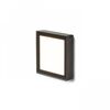 DEJAVU SQ 9 ΧΩΝΕΥΤΌ ΜΑΎΡΟ  230V LED 3.5W IP65  3000K - ΤΟΊΧΟΥ ΦΩΤΙΣΤΙΚΆ 