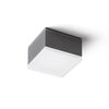 ORIN SQ ΟΡΟΦΉΣ ΓΚΡΙ ΑΝΘΡΑΚΊΤΗ ΑΚΡΥΛΙΚΌ ΣΑΤΈΝ 230V LED 10W IP54  3000K - ΟΡΟΦΉΣ ΦΩΤΙΣΤΙΚΆ 