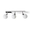 BOLLY III ΕΠΙΦΆΝΕΙΑΣ  ΓΥΑΛΊ ΟΠΆΛ/ΧΡΏΜΙΟ 230V LED G9 3X3W IP44 - ΤΟΊΧΟΥ ΦΩΤΙΣΤΙΚΆ 
