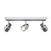 VALTO III ΕΠΙΦΆΝΕΙΑΣ  ΧΡΏΜΙΟ 230V GU10 LED 3X5W IP44 - ΤΟΊΧΟΥ ΦΩΤΙΣΤΙΚΆ 