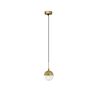 01132 ROUND SINGLE OXIDIZED GOLD - MODERN LIGHTING