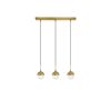 01132 BAR 3-LIGHTS OXIDIZED GOLD - MODERN LIGHTING