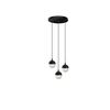 01132 ROUND 3-LIGHTS BLACK - MODERN LIGHTING