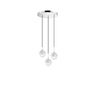 01132 ROUND 3-LIGHTS SILVER - MODERN LIGHTING