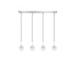 01132 BAR 4-LIGHTS SILVER - MODERN LIGHTING