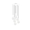 01132 ROUND 6-LIGHTS WHITE - MODERN LIGHTING