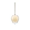 01156 SPARE GLASSES DIAMETER: 14 CM AMBER - PENDANT LIGHTS