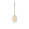 01156 SPARE GLASSES DIAMETER: 9 CM AMBER - PENDANT LIGHTS