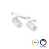 ΔΙΠΛΌ ΣΠΟΤ TRACK 10W ΛΕΥΚΌ SLIM MAGNETIC - ΕΞΑΡΤΉΜΑΤΑ ΦΩΤΙΣΤΙΚΏΝ