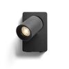 VOLTERA USB ΕΠΙΤΟΊΧΙΟΣ ΜΑΎΡΟ  230V LED GU10 9W - ΣΠΟΤ ΤΟΊΧΟΥ