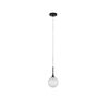 01129 SINGLE ROUND BLACK - MODERN LIGHTING
