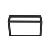 ΜΟΝΤΈΡΝΑ ΦΩΤΙΣΤΙΚΆ ΜΊΝΙΜΑΛ > ΟΡΟΦΉΣ >  CEILING LIGHT 01376-20 METAL, ACRYLIC 8W LED 3000K, 650 LM W30 H12 CM 01376 BLACK - ΟΡΟΦΉΣ ΦΩΤΙΣΤΙΚΆ 