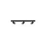 01378 3-LIGHTS BLACK - WALL SPOT
