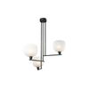 ΜΟΝΤΈΡΝΑ ΦΩΤΙΣΤΙΚΆ ΜΊΝΙΜΑΛ > ΟΡΟΦΉΣ >  CEILING 3 LIGHT BULB HOLDER 3XE14, LED 01393 BLACK DIAMETER: 60 CM MATERIAL: METAL BALL: DIAMETER 20 CM, HEIGHT 18 CM - ΜΟΝΤΈΡΝΑ ΦΩΤΙΣΤΙΚΆ