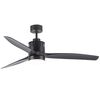 ΜΟΝΤΈΡΝΑ ΦΩΤΙΣΤΙΚΆ ΜΊΝΙΜΑΛ > ΟΡΟΦΉΣ >  CEILING FAN LIGHTING CODE: 01415 BLACK DIAMETER: 132 CM HEIGHT: 43 CM BASE DIAMETER: 15 CM - ΑΝΕΜΙΣΤΉΡΕΣ