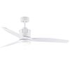ΜΟΝΤΈΡΝΑ ΦΩΤΙΣΤΙΚΆ ΜΊΝΙΜΑΛ > ΟΡΟΦΉΣ >  CEILING FAN LIGHTING CODE: 01415 WHITE DIAMETER: 132 CM HEIGHT: 43 CM BASE DIAMETER: 15 CM - ΑΝΕΜΙΣΤΉΡΕΣ