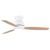 ΜΟΝΤΈΡΝΑ ΦΩΤΙΣΤΙΚΆ ΜΊΝΙΜΑΛ > ΟΡΟΦΉΣ >  CEILING FAN LIGHTING CODE: 01418 WHITE / PINE WOOD DIAMETER: 132 CM HEIGHT: 28 CM BASE DIAMETER: 19,2 CM - ΑΝΕΜΙΣΤΉΡΕΣ