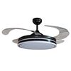 ΜΟΝΤΈΡΝΑ ΦΩΤΙΣΤΙΚΆ ΜΊΝΙΜΑΛ > ΟΡΟΦΉΣ >  CEILING FAN LIGHTING CODE: 01420 BLACK DIAMETER: 107 CM HEIGHT: 38,2 CM BASE DIAMETER: 13 CM - ΑΝΕΜΙΣΤΉΡΕΣ
