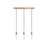 01480 BAR 3-LIGHTS COPPER - MODERN LIGHTING