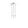 01480 ROUND 3-LIGHTS SILVER - MODERN LIGHTING