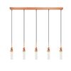 01480 BAR 5-LIGHTS COPPER - MODERN LIGHTING
