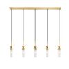 01480 BAR 5-LIGHTS GOLD - MODERN LIGHTING