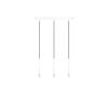 01487 BAR 3-LIGHTS WHITE - MODERN LIGHTING