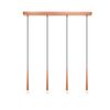 01487 BAR 4-LIGHTS COPPER - MODERN LIGHTING