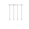01487 BAR 4-LIGHTS SILVER - MODERN LIGHTING