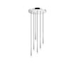 01487 ROUND 6-LIGHTS SILVER - MODERN LIGHTING