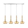 01290 BAR QUADRUPLE AMBER - MODERN LIGHTING