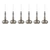 01290 BAR SEXTUPLE SMOKE - MODERN LIGHTING
