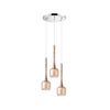 01291 ROUND TRIPLE AMBER - MODERN LIGHTING