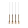 01292 BAR QUADRUPLE AMBER - MODERN LIGHTING