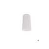ΣΠΟΤ ΕΠΙΤΟΊΧΙΑ  ΜΊΝΙΜΑΛ > ΟΡΟΦΉΣ >  SPOTLIGHT WITH COVER GU10, LED - BLACK, WHITE 01334-22 01334 WHITE IP44 - ΣΠΟΤ ΤΟΊΧΟΥ
