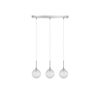 01129 3-LIGHTS BAR SILVER - MODERN LIGHTING