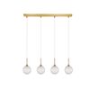 01129 4-LIGHTS BAR GOLD - MODERN LIGHTING