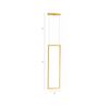 ΜΟΝΤΈΡΝΑ ΦΩΤΙΣΤΙΚΆ ΜΊΝΙΜΑΛ > ΟΡΟΦΉΣ >  CEILING LIGHT 01200-22 METAL LED 35W 3000K, 3000 LM 01200 GOLD - ΟΡΟΦΉΣ ΦΩΤΙΣΤΙΚΆ 