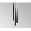 01220 ROUND TRIPLE BLACK - MODERN LIGHTING