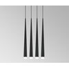 01220 BAR QUADRUPLE BLACK - MODERN LIGHTING
